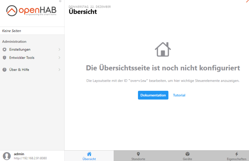 Proxmox openHAB Titel