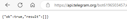 Telegram Bot Antwort
