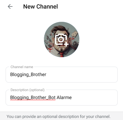 Telegram neuen Channel anlegen