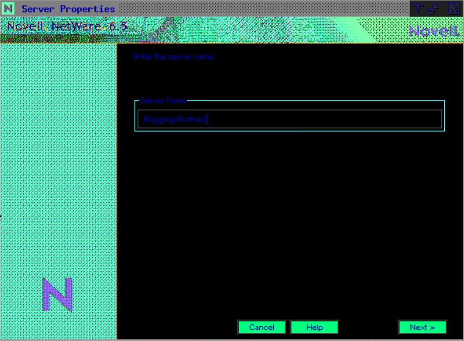 Netware 6.5 Servername